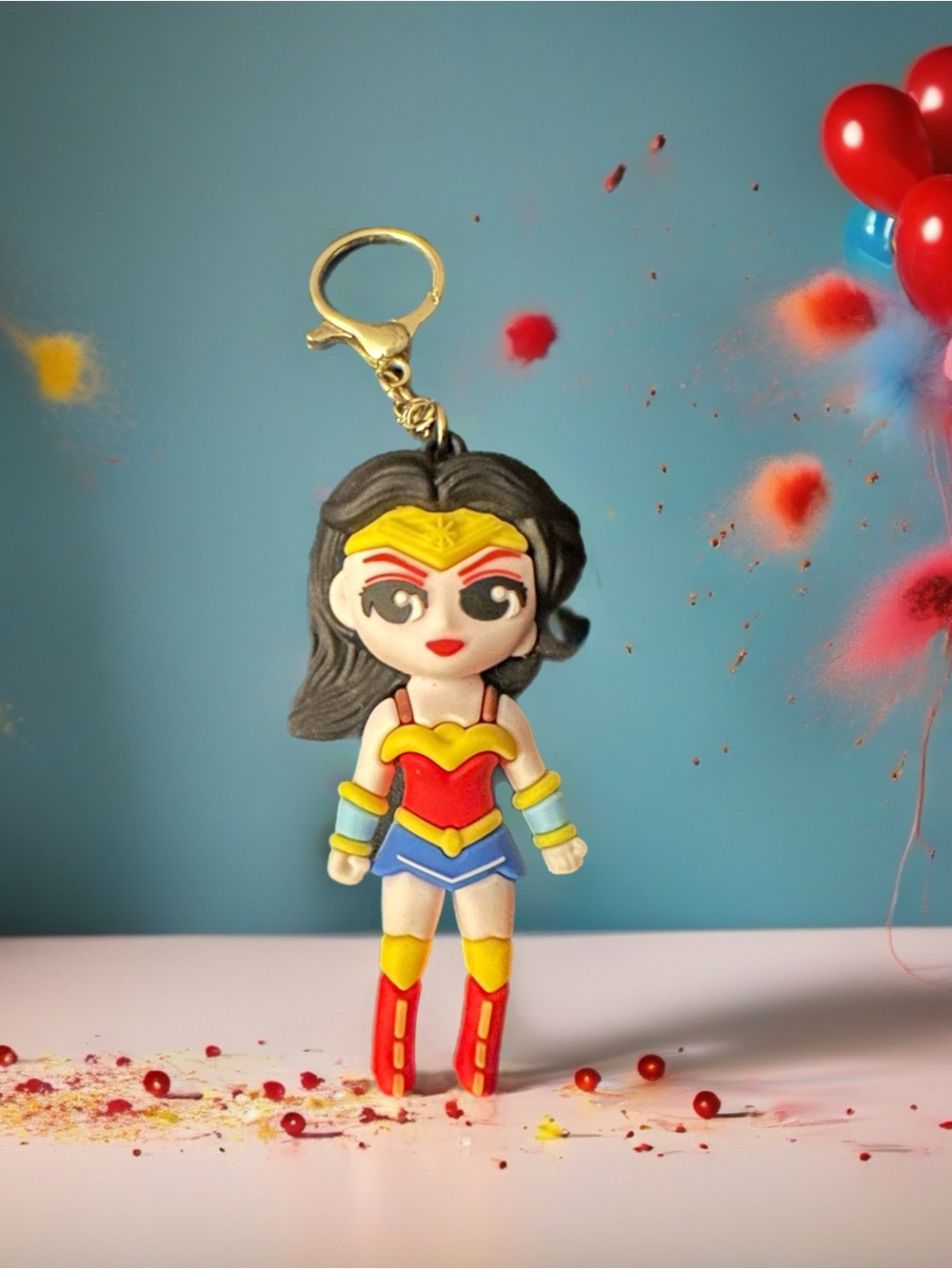 Wonder Woman Inspired Keychain - Picture 2 of 2
